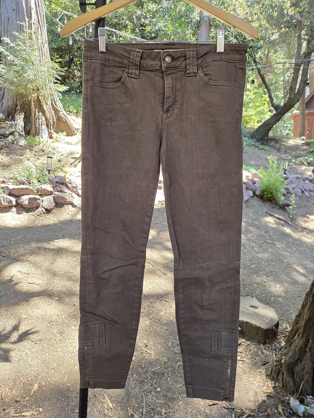 VINCE Brown Espresso Women's Ankle Jeans Size 28